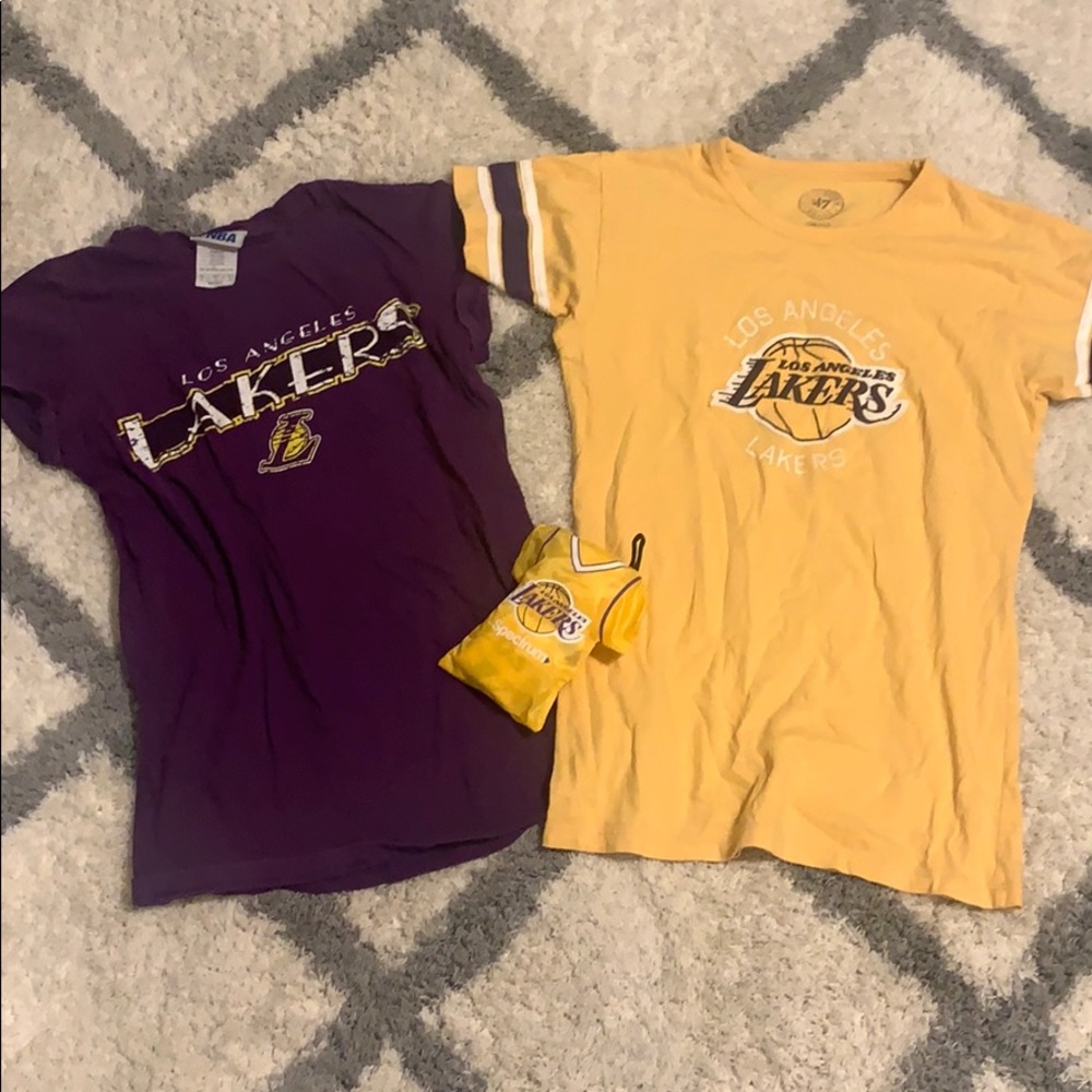 Lakers shirt bundle with tote bag